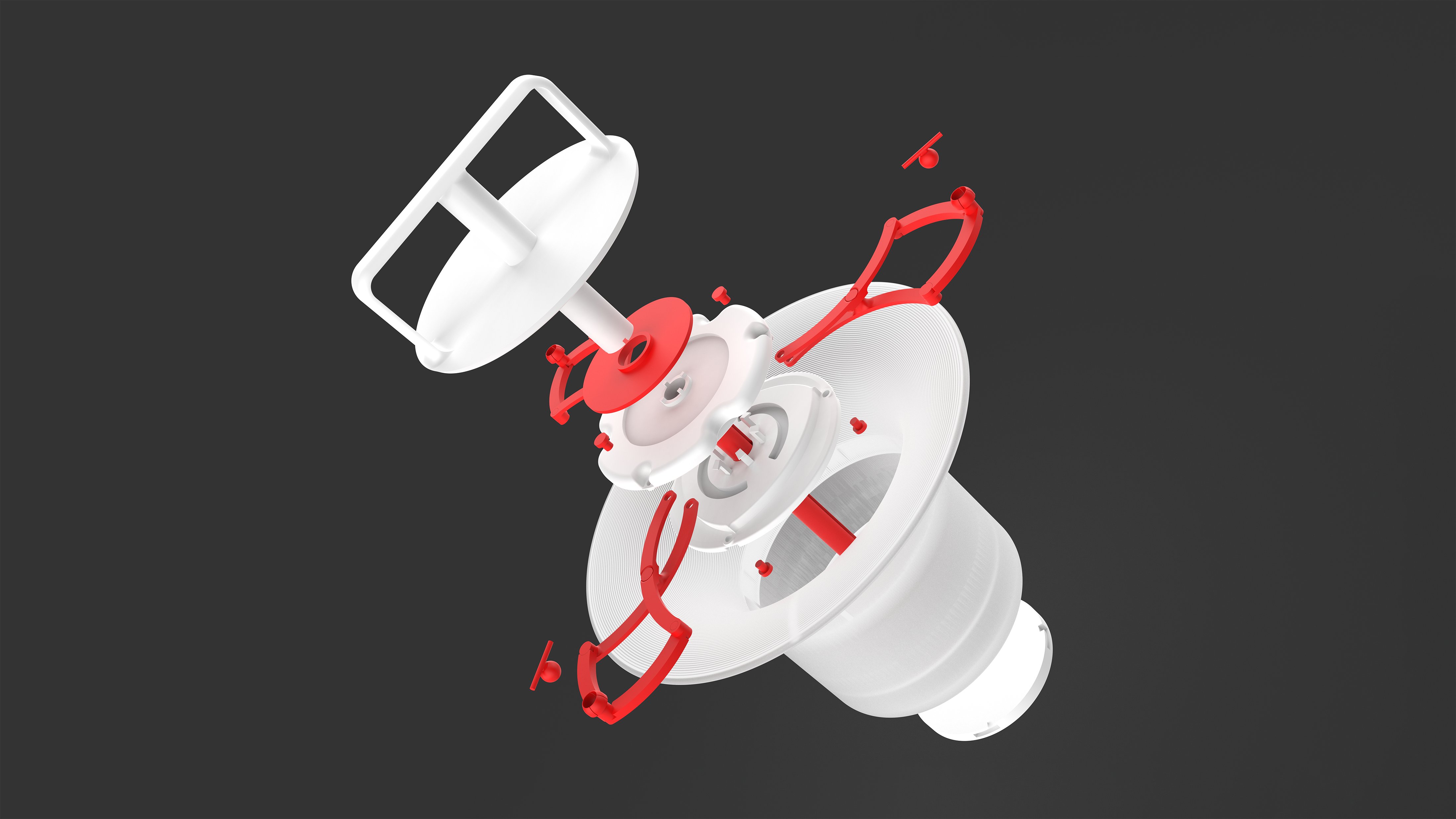 Flora Exploded View Render